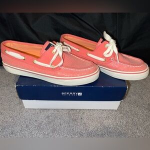 Sperry Top-Sider Women’s 7M Bahama Coral Jersey Sequin